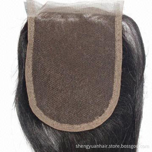 Straight Swiss Full Lace Human Hair Closure, Length from 10 to 18 Inches